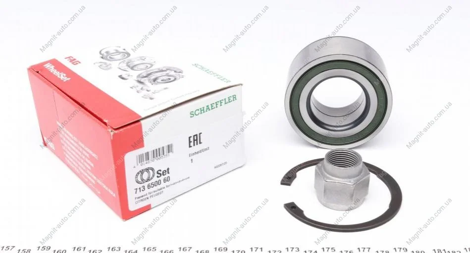 Подшипник передней ступицы колеса FAG 713 6500 60 (фото 1)