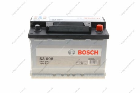 Акумуляторна батарея 70А BOSCH 0092S30080
