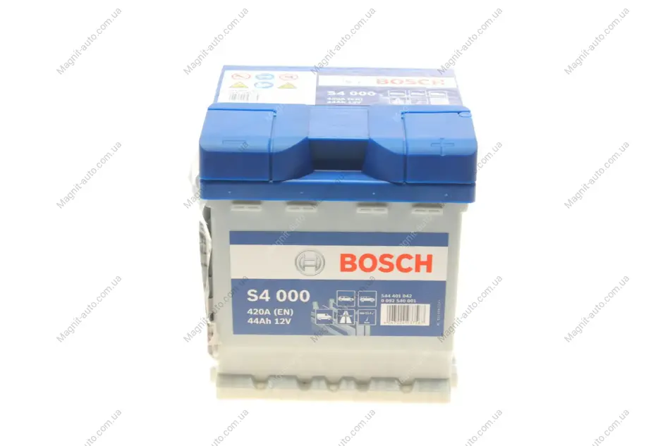 Акумулятор Bosch 12В/44Аг/420А/10,64кг BOSCH 0092S40001 (фото 1)