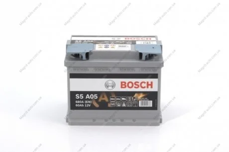 Акумуляторна батарея 60А BOSCH 0092S5A050