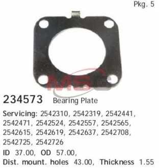 Підшипник кульковий d>30 CARGO 234573
