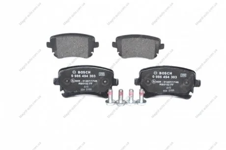 Тормозные колодки BOSCH 0986494303