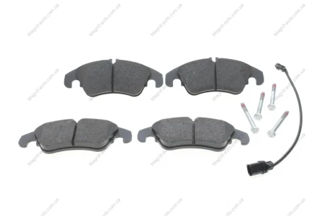 Комплект гальмівних колодок передн, AUDI A4 ALLROAD B8, A4 B8, A5, A6 ALLROAD C7, A6 C7, A7, Q5 1.8-4.2 06.07-09.18 BOSCH 0986494201