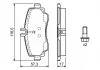 Колодки тормозные дисковые MB A140,A160CDI -04 BOSCH 0986424470 (фото 2)
