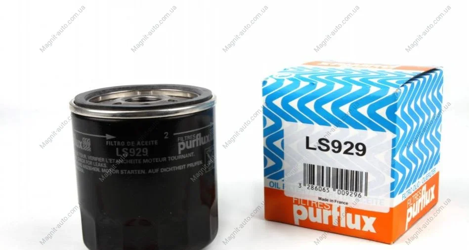Фільтр оливний VW T5 2.0TDI 09- Purflux LS929 (фото 1)