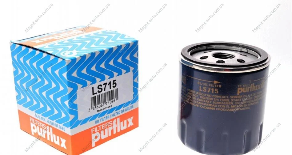 Фільтр оливи Doblo 1.9D/JTD 01>08.04 Purflux LS715 (фото 1)
