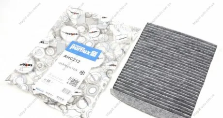 Фільтр салону, вугільний, FORD C-Max, Focus, Galaxy, Kuga, Mondeo, S-Max, 03- Purflux AHC212