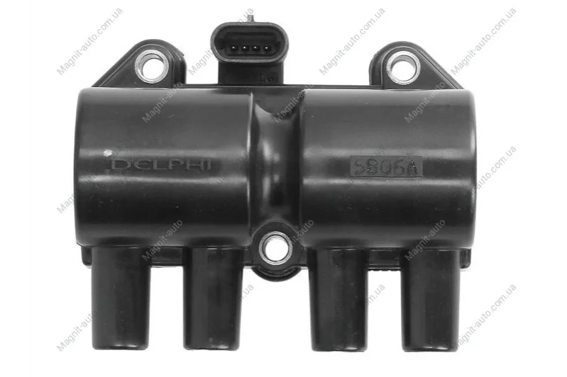Котушка запалювання DAEWOO LANOS, LEGANZA, NUBIRA OPEL FRONTERA B 1.3-2.2 02.97- Delphi DS20013-12B1 (фото 1)