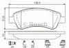 Колодки тормозные дисковые CITROEN C3/C4/Berlingo/Xsara/PEUGEOT Partner/207/307 -05 BOSCH 0 986 494 623 (фото 1)