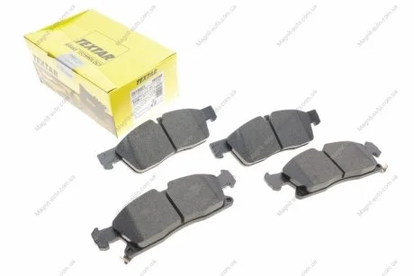 Комплект тормозных колодок переднего., DODGE DURANGO JEEP GRAND CHEROKEE IV 3.0-6.4 11.10- TEXTAR 2519001