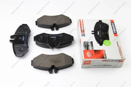 Комплект тормозных колодок переднего., MERCEDES SPRINTER 3-T (B903), SPRINTER 4-T (B904), V (638/2), VITO (W638) 2.0-Electric 02.95-05.06 FERODO FVR1304