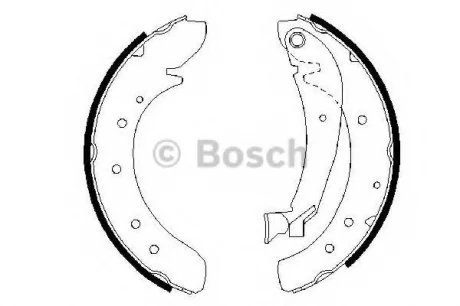 Гальмiвнi колодки к-кт. BOSCH 0 986 487 522