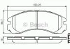 Гальмiвнi колодки к-кт. BOSCH 0 986 495 252 (фото 1)