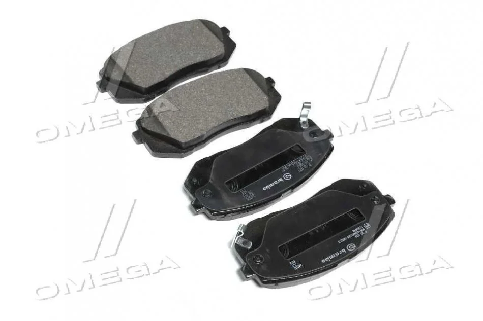 Колодки тормозные, передние, Hyundai i40, ix35; Kia Carens, Sportage 04- BREMBO P30 039 (фото 1)