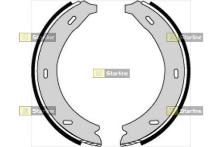 Гальмiвнi колодки к-кт. STARLINE BC 07320