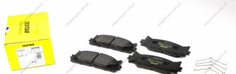Колодки гальмівні дискові передні, Lexus ES; Toyota Avalon, Camry 05- TEXTAR 2435001