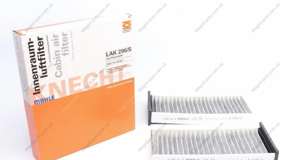 Фільтр салону вугільний MAHLE / KNECHT LAK296/S (фото 1)