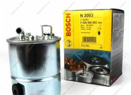 Фільтр паливний, CDI (з отвор. для датчика) BOSCH F026402003