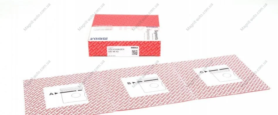 Кольца поршневые, 2.5TDI 81.00+0.50mm (2,5-2-3) MAHLE / KNECHT 030 48 N2 (фото 1)