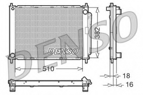 Модуль охлаждения DENSO DRM23100 (фото 1)