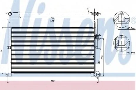 Конденсатор без хладогену NISSENS 94586