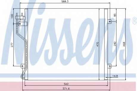 Конденсатор, кондиционер NISSENS 94773