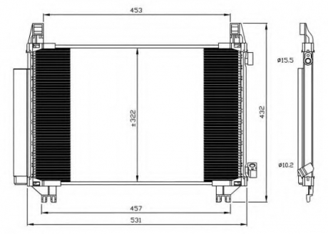 Конденсатор, кондиционер NRF 350062