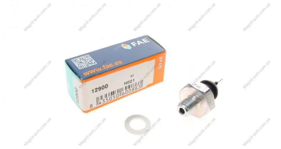 Датчик тиску масла (1,4Бар, 1 pin, чорн) MERCEDES V (638/2) AUDI 100 C3, 80 B2, 80 B3, 80 B4, 90 B3, A3, A4 B5, A4 B6, A6 C4, A6 C5, CABRIOLET B3 FORD GALAXY I, GALAXY MK I 1.0-4.2 08.78- FAE 12900 (фото 1)