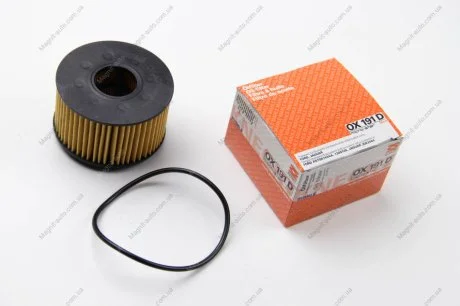 Фильтр масляный Transit (V184) 00-06 MAHLE / KNECHT OX 191D