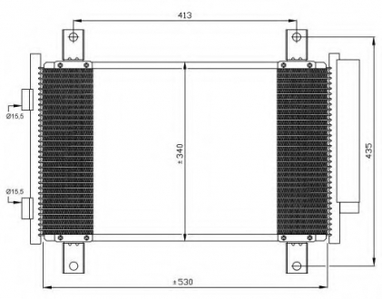 Конденсатор, кондиционер NRF 35840
