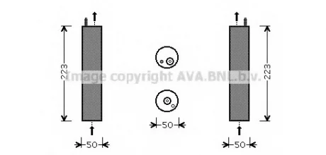 Осушувач кондицiонера AVA COOLING DW D057