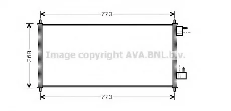 Конденсер кондіционера (вир-во AVA) AVA COOLING FDA 5361