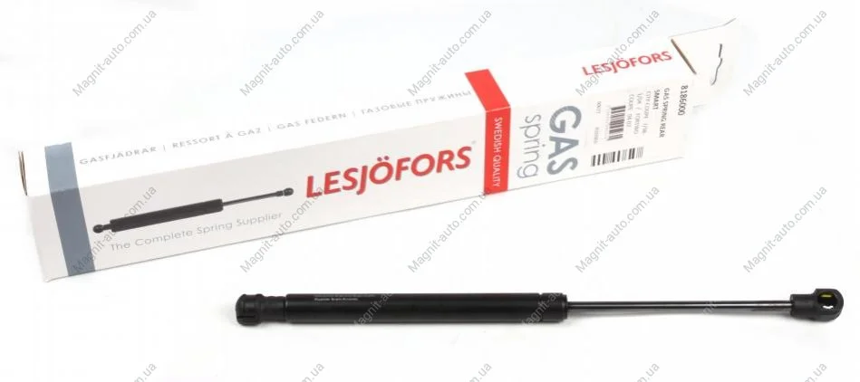 Пружина газова багажника, SMART City-Coupe, 7/98-1/04; Fortwo Coupe, 04-07 LESJOFORS 8186000 (фото 1)