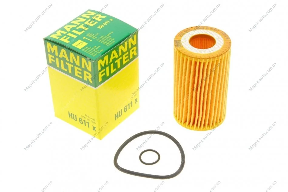 Фильтр масляный, 1.2 бензин MANN HU 611X (фото 1)