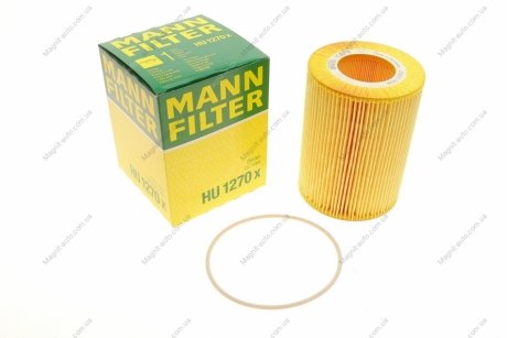 Фильтр масляный MANN HU 1270X (фото 1)