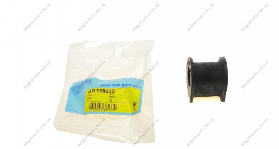 Подушка(втулка) стабилизатора BLUE PRINT ADT38033 (фото 1)