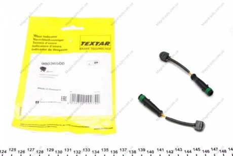 Датчик зноcу колодок TEXTAR 98036500