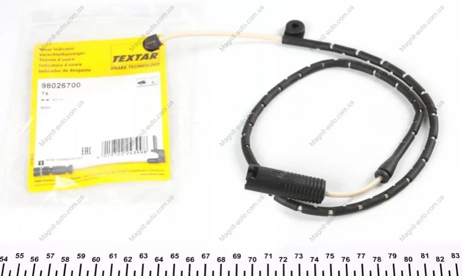 Датчик износа колодок BMW X5(E83) "F "00-07 TEXTAR 98026700 (фото 1)