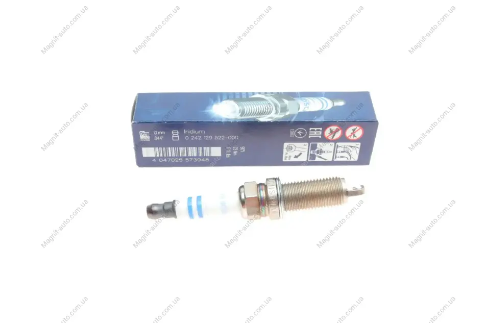 Свічка запалювання VR8SII30X IRIDIUM NISSAN MICRA, NOTE 1.2 10- (вироб-во) BOSCH 0242129522 (фото 1)