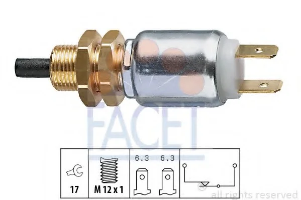 Вмикач сигналу стоп FACET 7.1014 (фото 1)