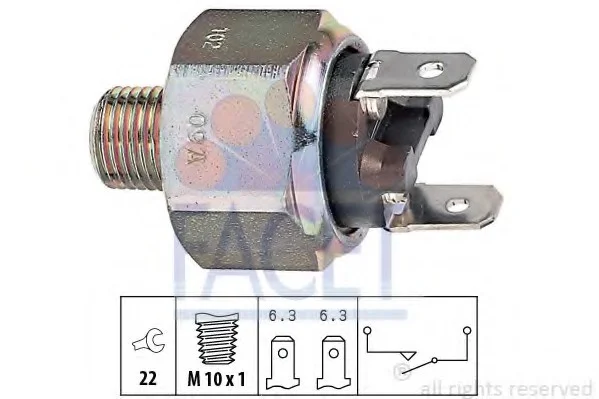 Датчик стоп-сигналу VW -96 Facet FACET 7.1102 (фото 1)