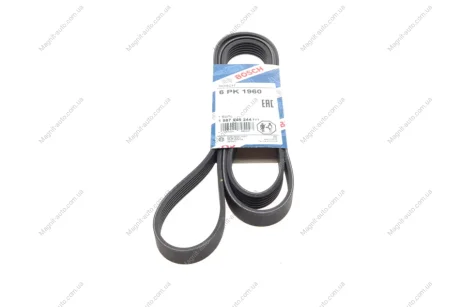 Ремень поликлиновый 6PK1960 BOSCH 1987946244