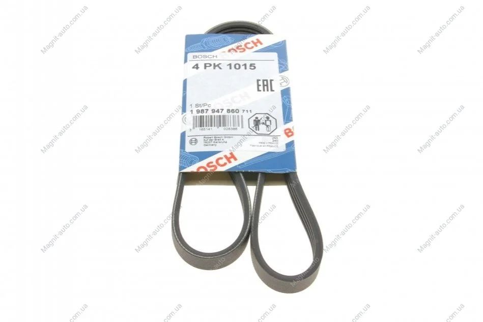 Ремень П-клиновый 4PK1015 BOSCH 1987947860 (фото 1)