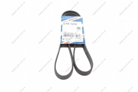 Поликлиновый ремень 5PK1275 BOSCH 1987947930