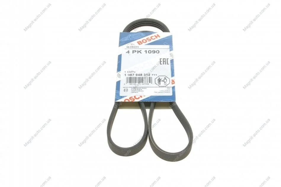 Ремень поликлиновый 4PK1090 BOSCH 1987948312 (фото 1)