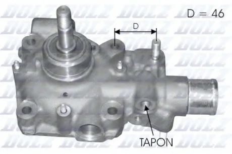 Помпа води 2.8TDI Daily 35C/S11/Mascott 110 99> DOLZ B121