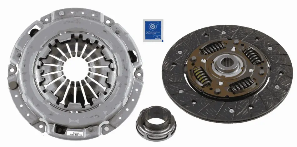 Комплект зчеплення DAEWOO Lanos/Nubira "1,6 "97>> SACHS 3000 951 404 (фото 1)