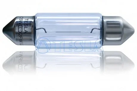 Автолампа Tesla Standard C5W SV8,5-8 5 W прозрачная TESLA B85301