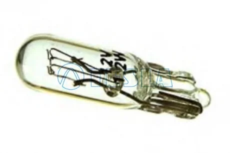Лампа розжарювання 12V W1,2W 1,2W W2x4,6d (кратно 10) Tesla TESLA B67101