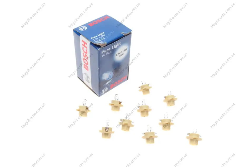 Лампа панелі приладів (упаковка-блістер) PBX4 12В 1,5Вт Pure Light BOSCH 1987302255 (фото 1)